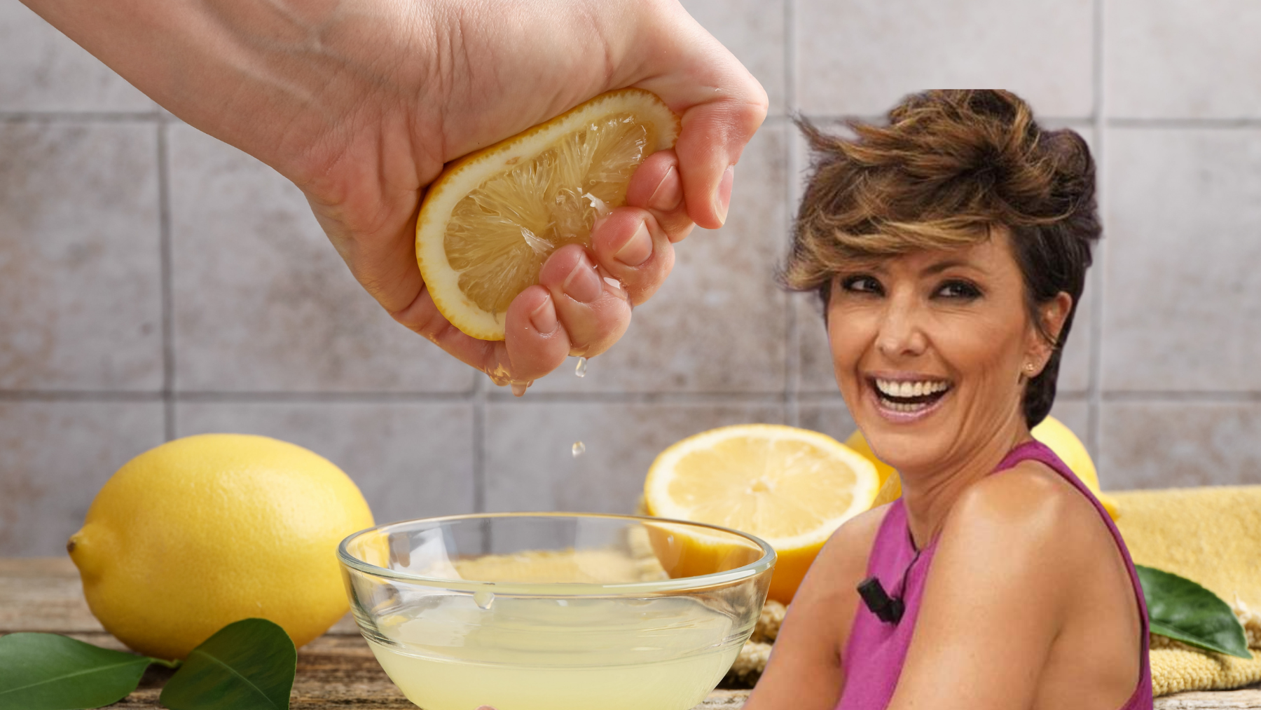 Los beneficios del desayuno de Sonsoles Ónega: Tomo cada mañana un zumo de limón con pajita