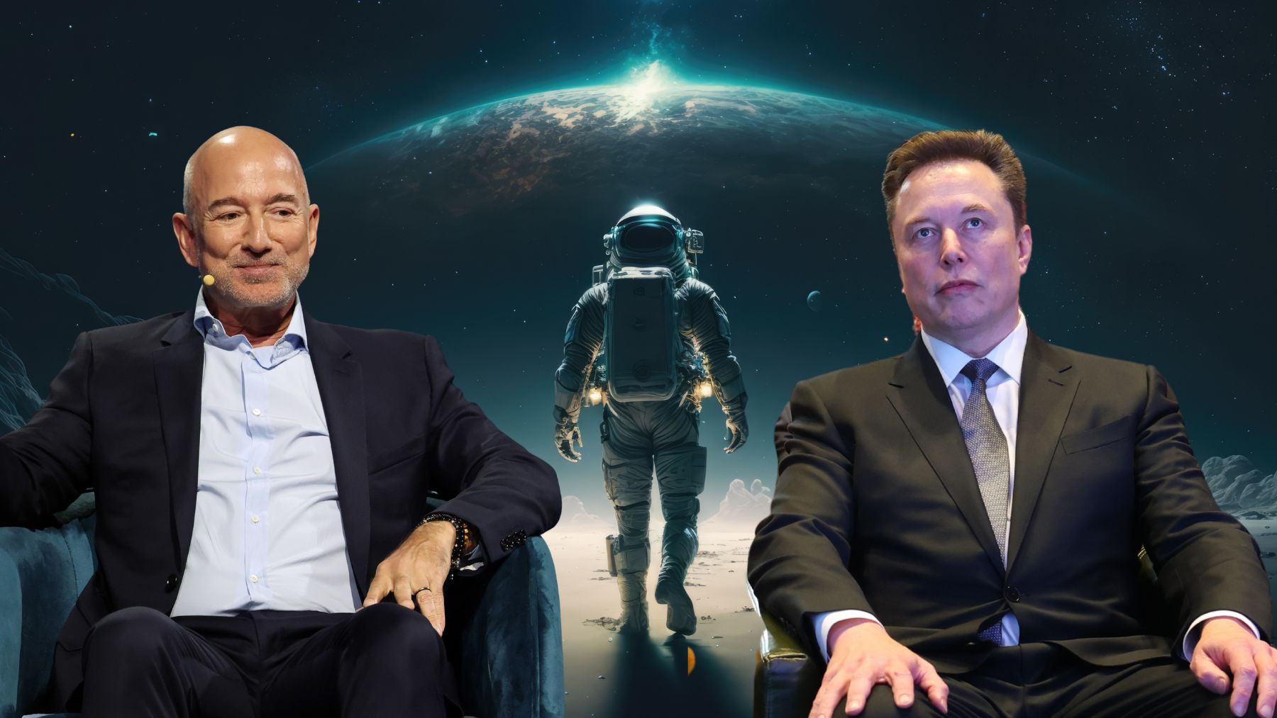 Elon Musk contra Jeff Bezos en el programa Artemis: ¿quién llevará a los astronautas a la luna?