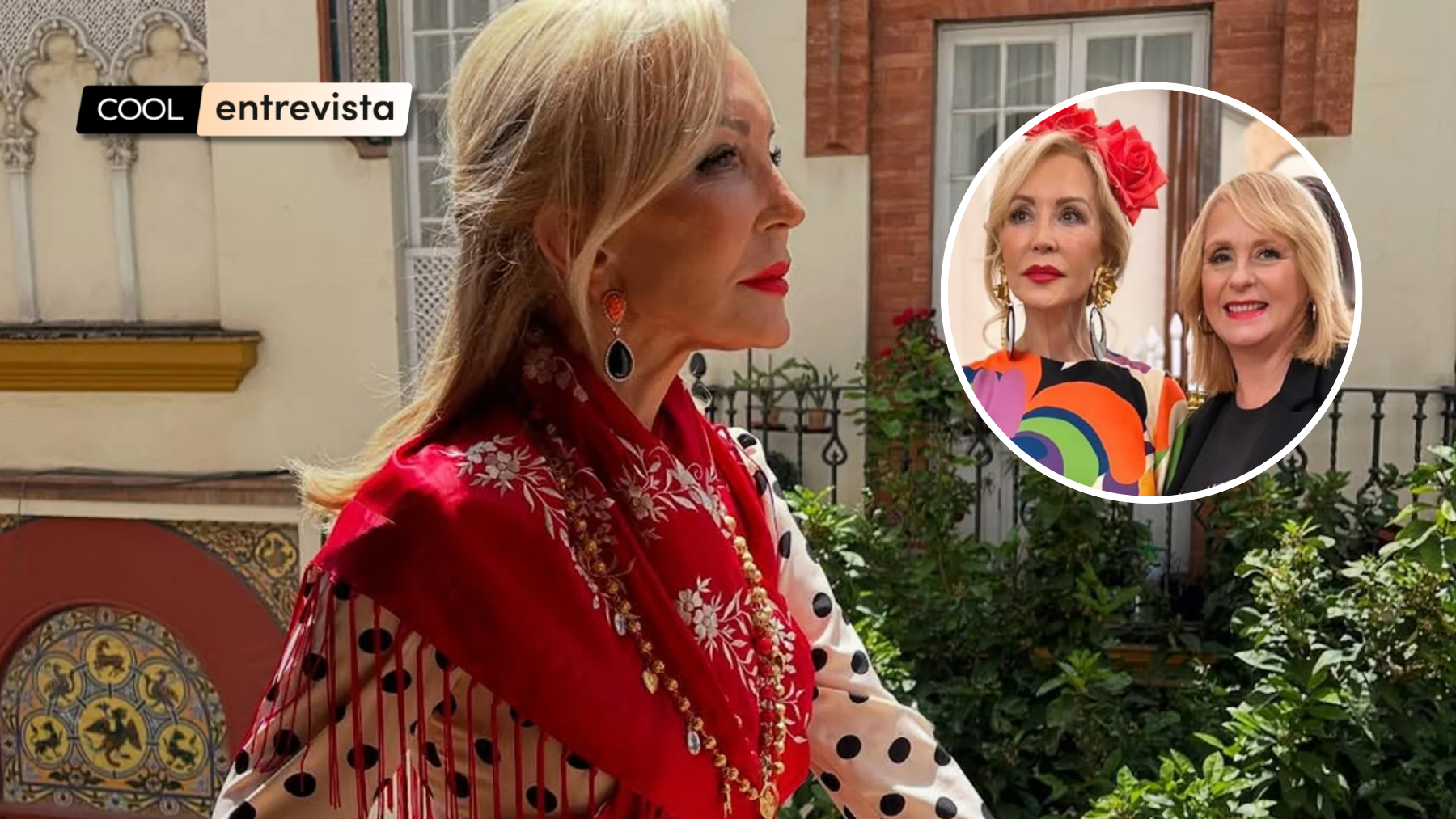 La peluquera de Carmen Lomana en la Feria de Sevilla: En rostros alargados funciona el recogido bajo