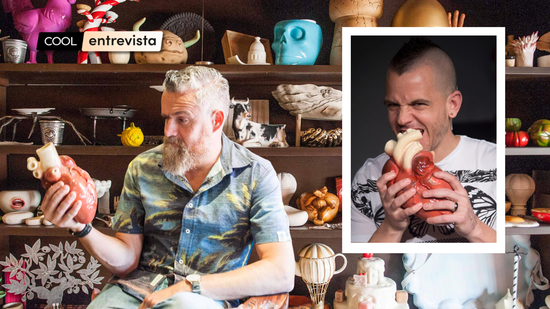 José Piñero, autor de las vajillas de grandes chefs: Dabiz Muñoz pidió una pieza con forma de corazón