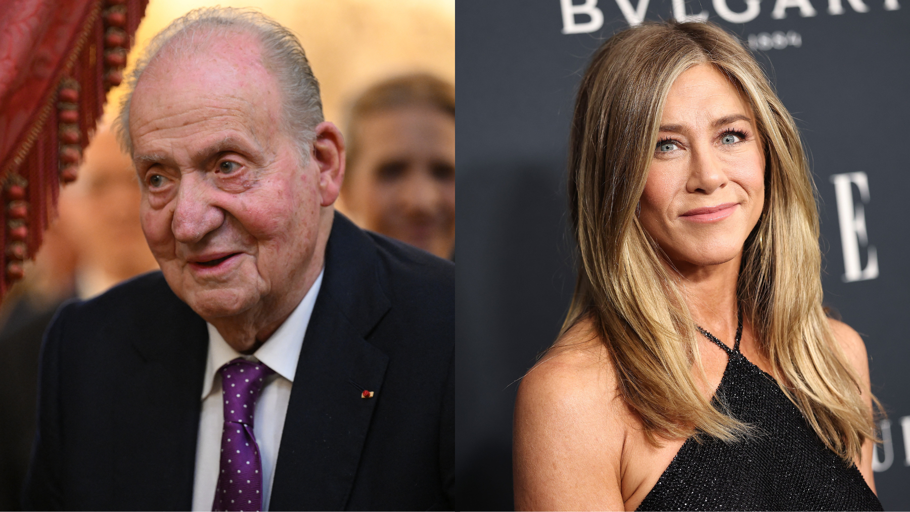 Juan Carlos I y Jennifer Aniston comparten