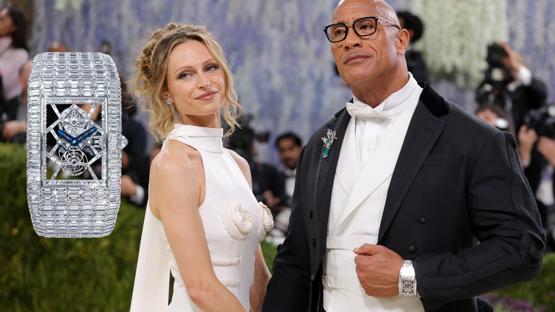 El Jacob & Co de más de tres millones de euros de Dwayne Johnson: más de 700 piedras y diamantes blancos