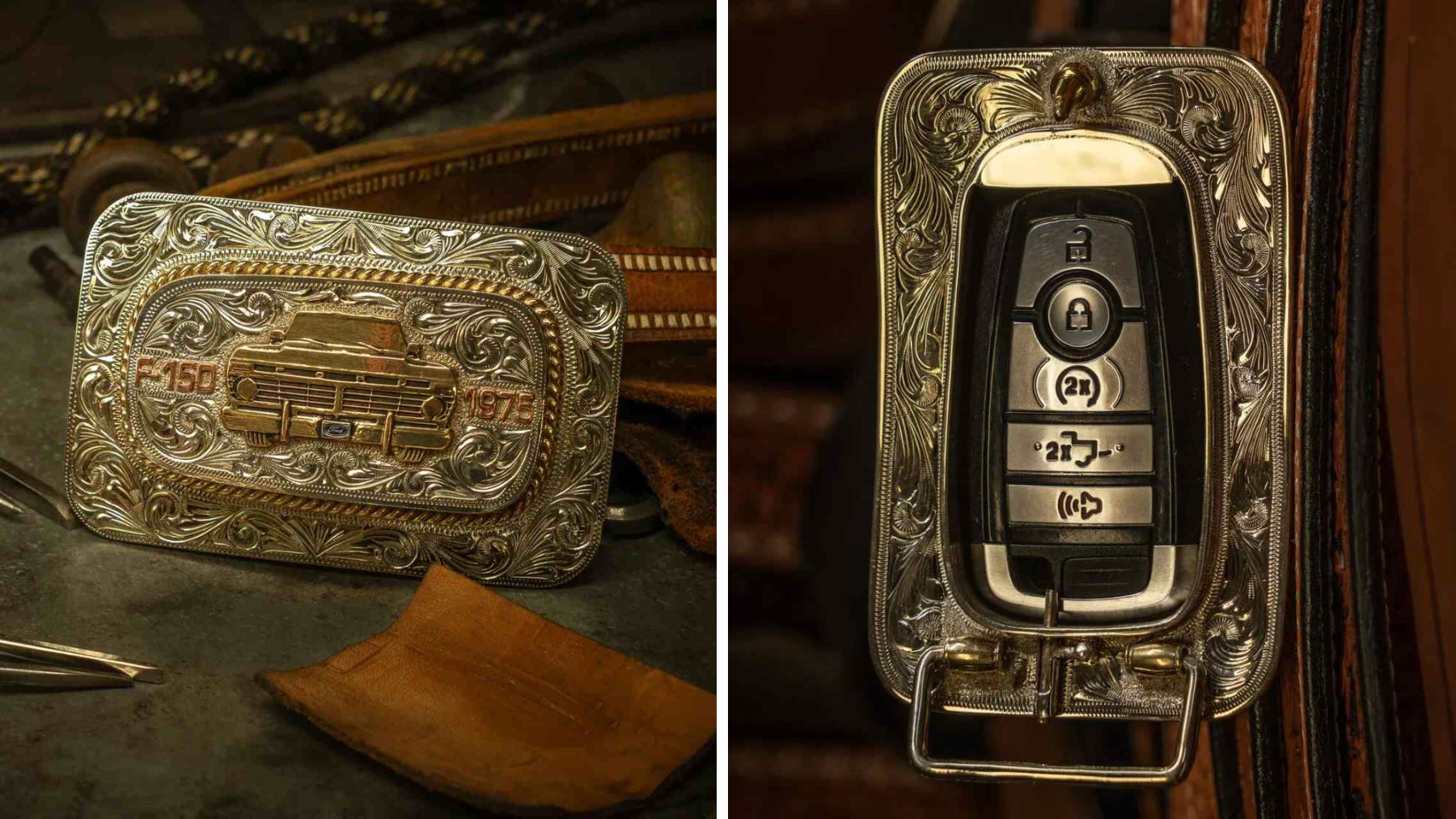 De hebilla de cinturón de rodeo a llave inteligente: el homenaje más
