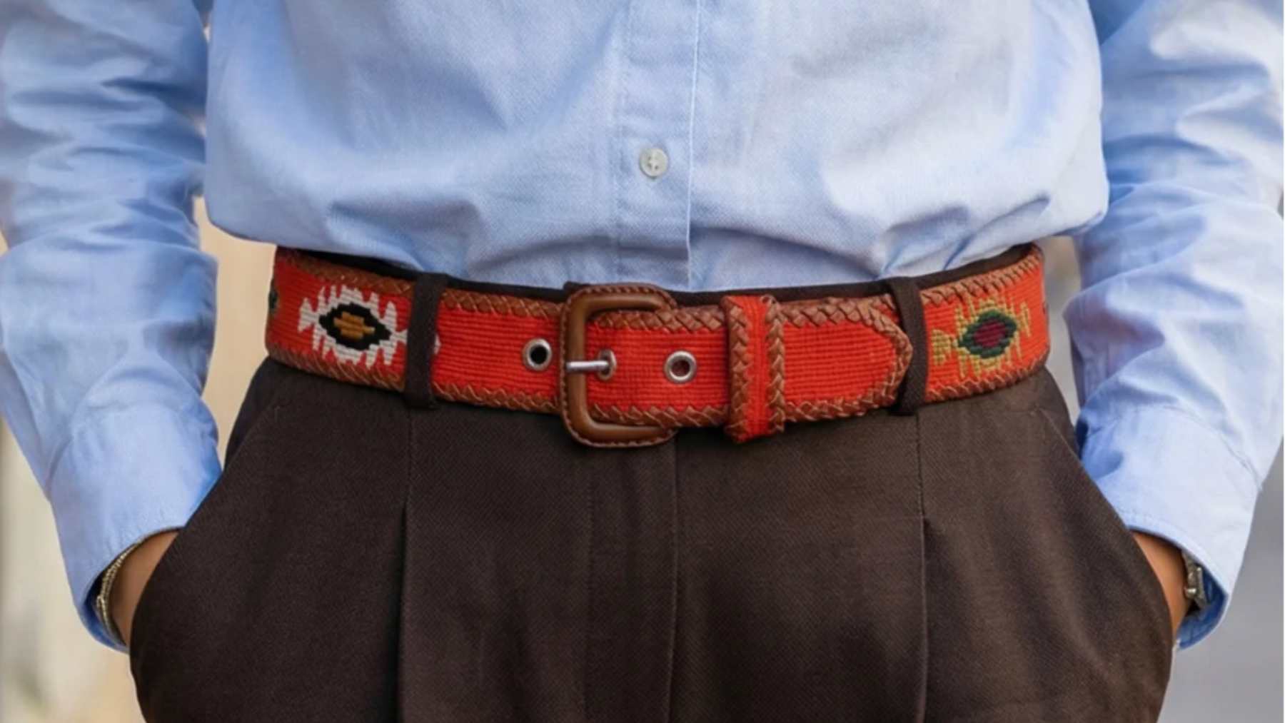 Los cinturones tejidos en Guatemala que conquistan Madrid: Hay quien los colecciona como obras de arte