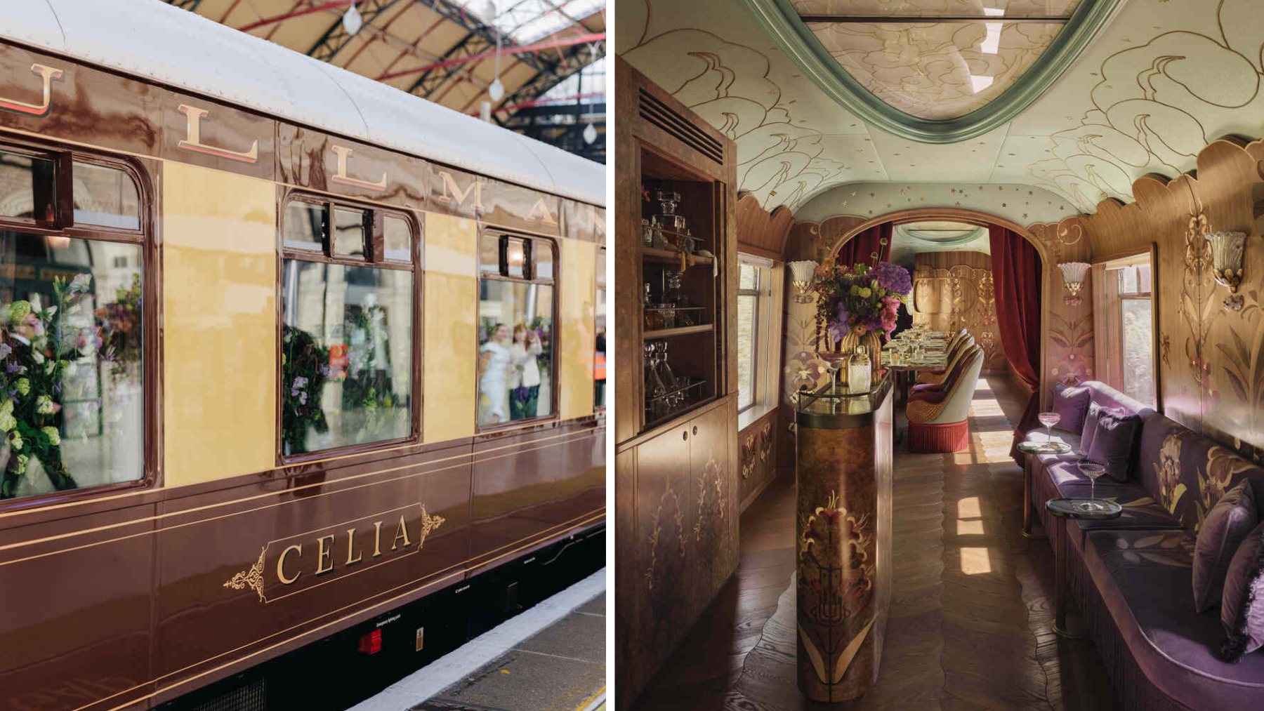 El vagón de tren más exclusivo del mundo: sólo 12 plazas, 17.000 € y diseño del director de Moulin Rouge!