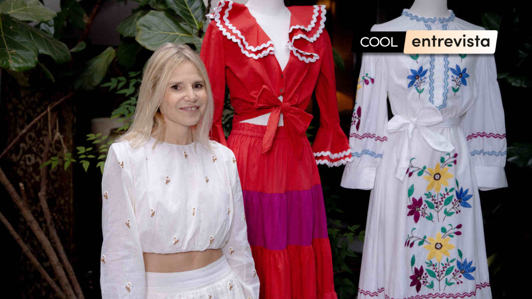 Eugenia Martínez de Irujo crea una colección para Antik Batik: Hay un patrón de un chaleco de mi madre