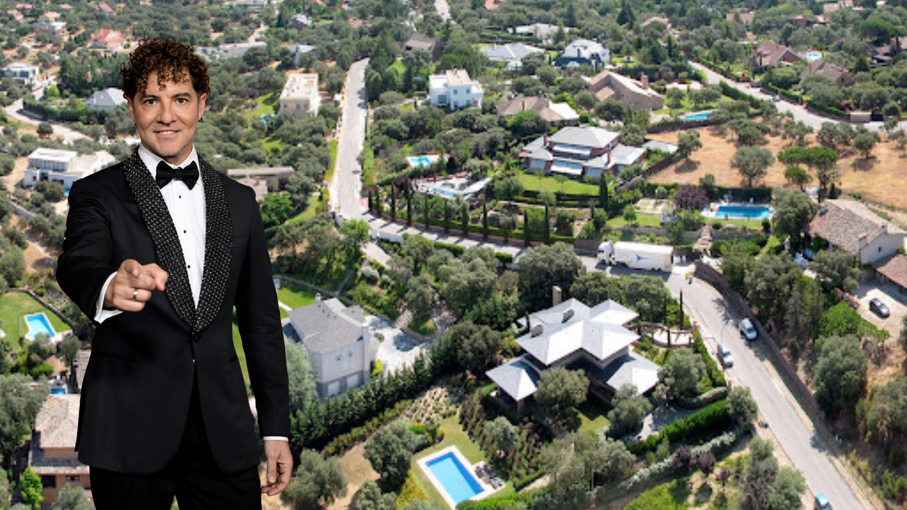 La casa de David Bisbal a las afueras de Madrid: jardín, huerto, estudio de grabación y unos 4 millones