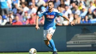 Fabián Ruiz, en un partido con el Nápoles. (Getty)