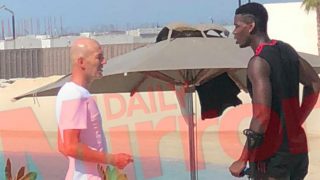 Zidane y Pogba, juntos en Dubai. (Daily Mirror)