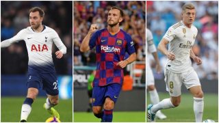 Eriksen, Rakitic y Kroos, objetivos del United