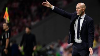 Zidane, durante un partido del Real Madrid. (AFP)