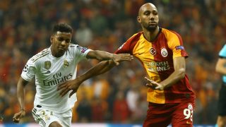 Rodrygo, en el partido contra el Galatasaray. (AFP)