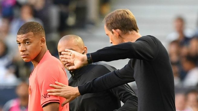 Mbappé y Tuchel, en una foto de archivo (AFP).