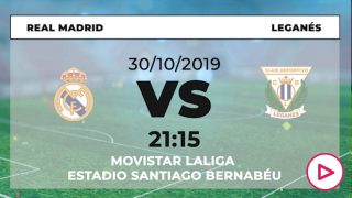 Liga Santander: Real Madrid – Leganés | Horario del partido de fútbol de Liga Santander.