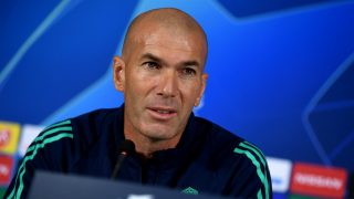 Zidane, en rueda de prensa (AFP).