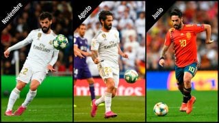 El tremendo cambio físico de Isco en cuatro meses.