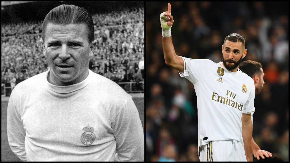 Benzema supera a Puskás y ya es el sexto máximo goleador del Madrid en Liga
