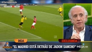 Inda desveló que el Madrid sigue los pasos de Jadon Sancho.