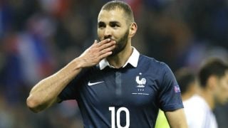 Karim Benzema durante su etapa con Francia. (AFP)