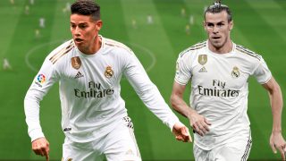 La afición del Madrid no quiere a James y Bale.