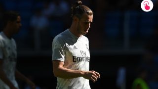 Gareth Bale durante un partido con el Real Madrid.