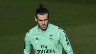 Bale, durante un entrenamiento. (AFP)