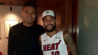 Neymar y Casemiro se fueron juntos a cenar tras el Real Madrid – PSG. (Instagram)