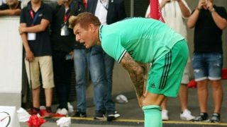 Kroos, durante un partido. (AFP)