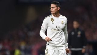 James Rodríguez, en un partido del Real Madrid. (Getty)