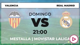 Valencia – Real Madrid: jornada 17 de la Liga Santander.