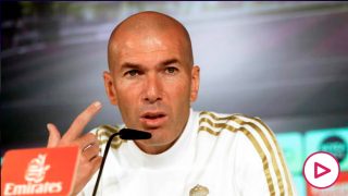 Zidane, durante una rueda de prensa. (AFP)