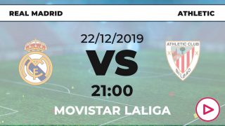 Liga Santander: Real Madrid – Athletic Club| Horario del partido de fútbol de Liga Santander.