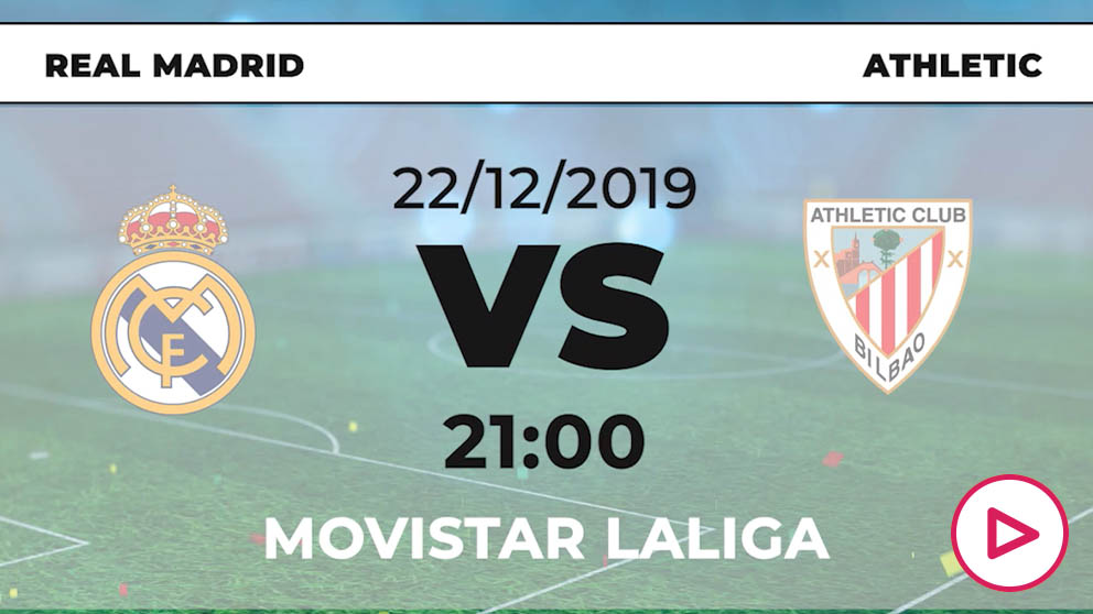 Real Madrid - Athletic Club: horario y dónde ver en TV en vivo y en ...