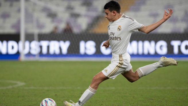 Sensacional doblete del hijo de Reyes para meter al Real Madrid en la final de la Liga Promises