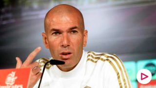 Zinedine Zidane, durante una rueda de prensa (EFE).