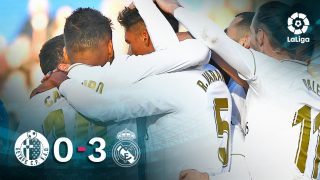 El Real Madrid venció al Getafe en el Coliseum.