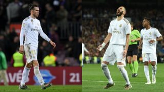Gareth Bale y Karim Benzema. (Getty)