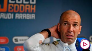 Zidane, en rueda de prensa. (AFP)