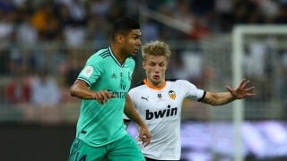 Casemiro, en la Supercopa. (Getty)