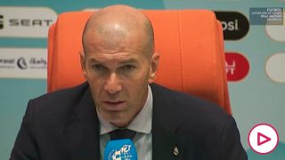 Zidane, en rueda de prensa.