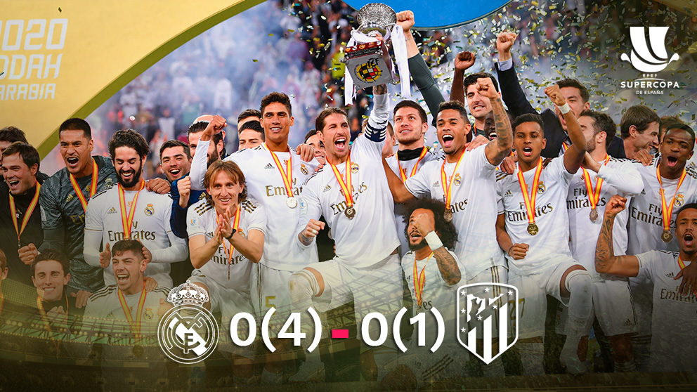 Real Madrid - Atlético de Madrid: Supercopa en blanco | Final Supercopa  España 2020