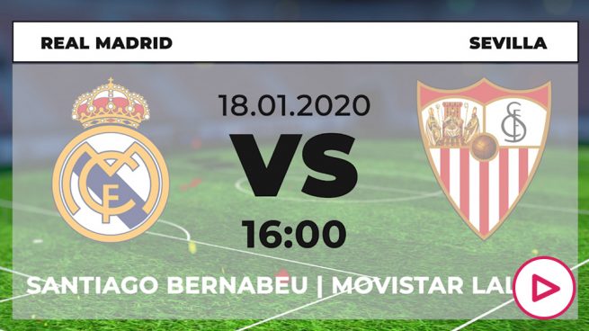Real Madrid – Sevilla: horario y dónde ver en TV en vivo y en directo el partido de la Liga Santander hoy