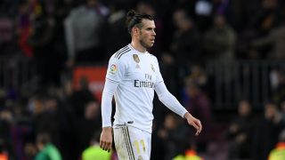 Gareth Bale, durante un partido con el Real Madrid (Getty).