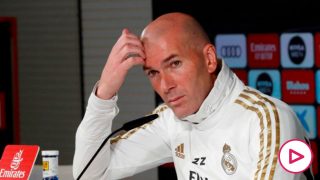 Zidane, en rueda de prensa (EFE).