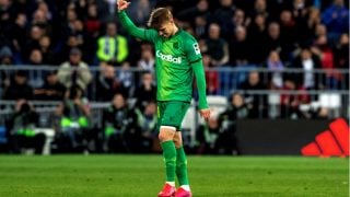 Martin Odegaard durante el partido de Copa del Rey ante el Real Madrid. (EFE)