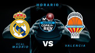 Real Madrid – Valencia Basket: semifinal de la Copa del Rey de baloncesto 2020