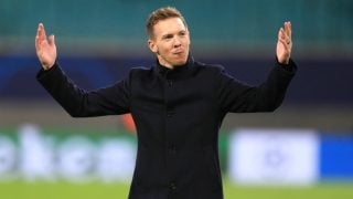 Julian Nagelsmann, técnico del Leipzig. (AFP)