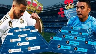 Real Madrid y Celta se enfrentan en el Bernabéu.