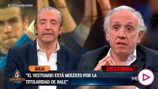 Inda desveló el enfado por la titularidad de Bale.