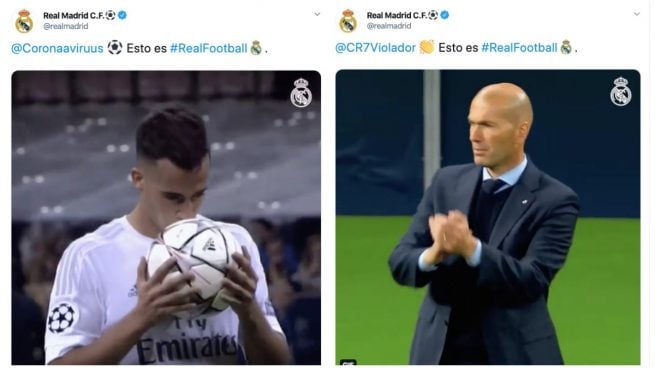 Real Madrid twitter troleo